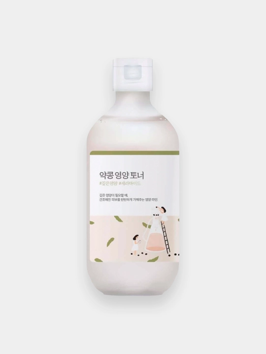 Тонер для лица с экстрактом черной сои Round Lab Soybean Nourishing Toner, 300 мл - 