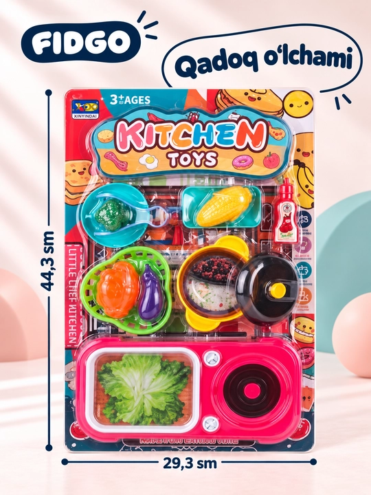 Игрушечная кухня, магазин фастфуда и десертов FIDGO, игровые наборы