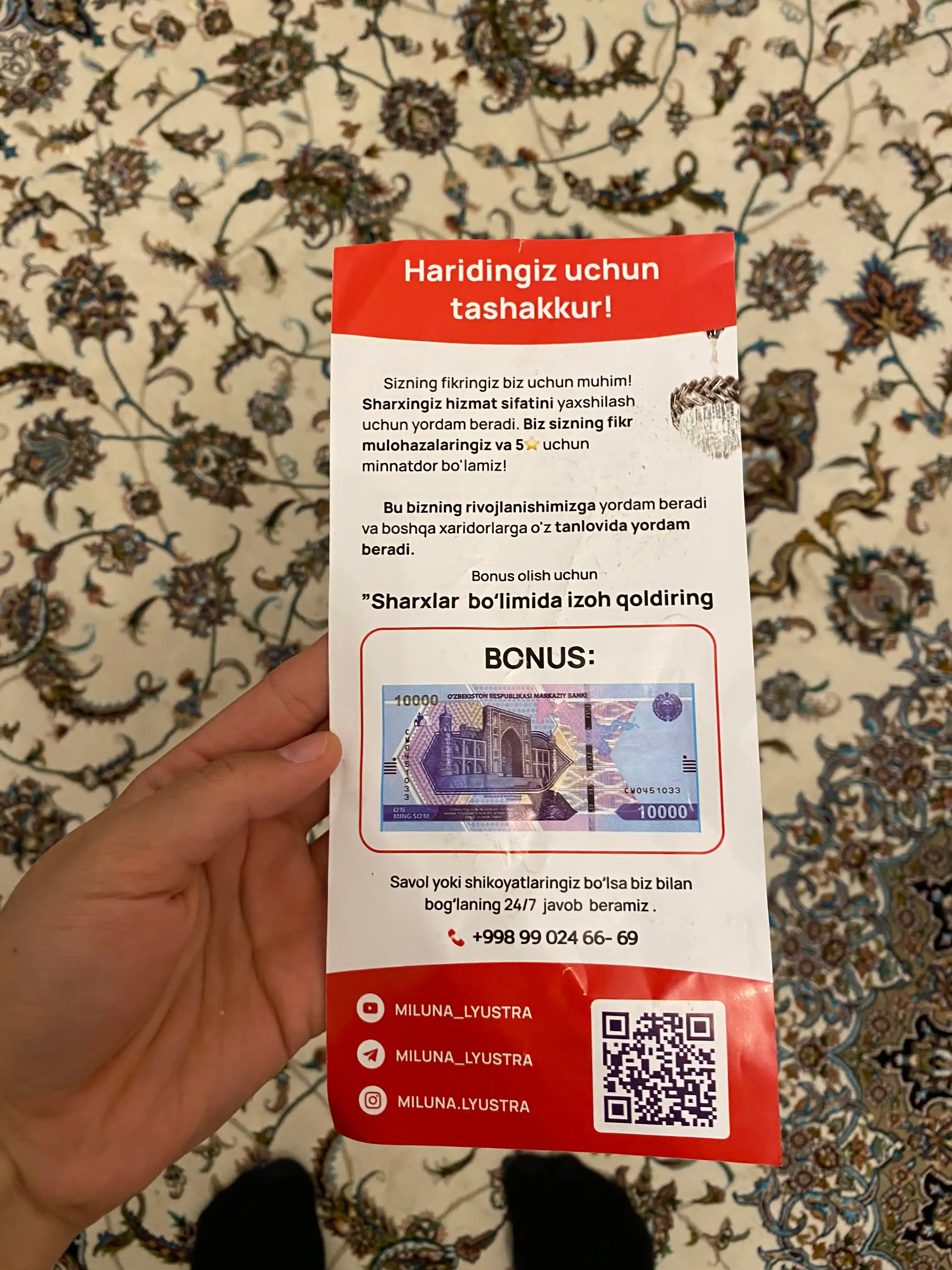 Lyustra buriluvchi plafonli, 3 xil o‘lchamda, oshxona va yotoqxona uchun, E27 patronli