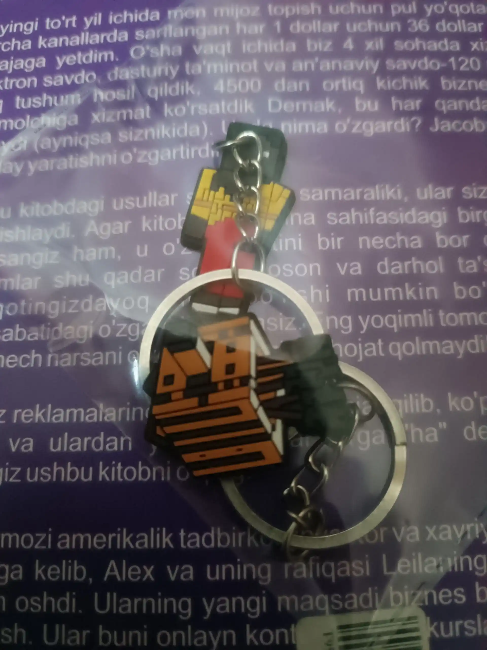 Брелoки Minecraft, вешалки для ключей, 2 штуки