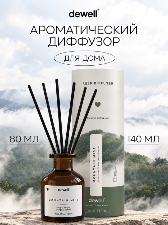 Аромадиффузор с палочками для дома Dewell