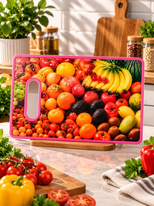 Разделочная доска 30x20 см, доска для кухни, доска с фруктами