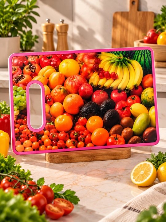 Разделочная доска 30x20 см, доска для кухни, доска с фруктами
