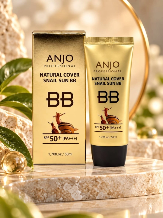 CROME SNAIL BB krem SPF 50, ko'p funksiyali oqartiruvchi tonal krem - 