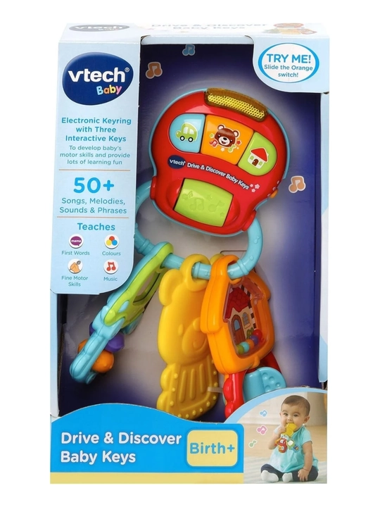VTech Baby Keys, интерактивная музыкальная игрушка-ключи для малышей