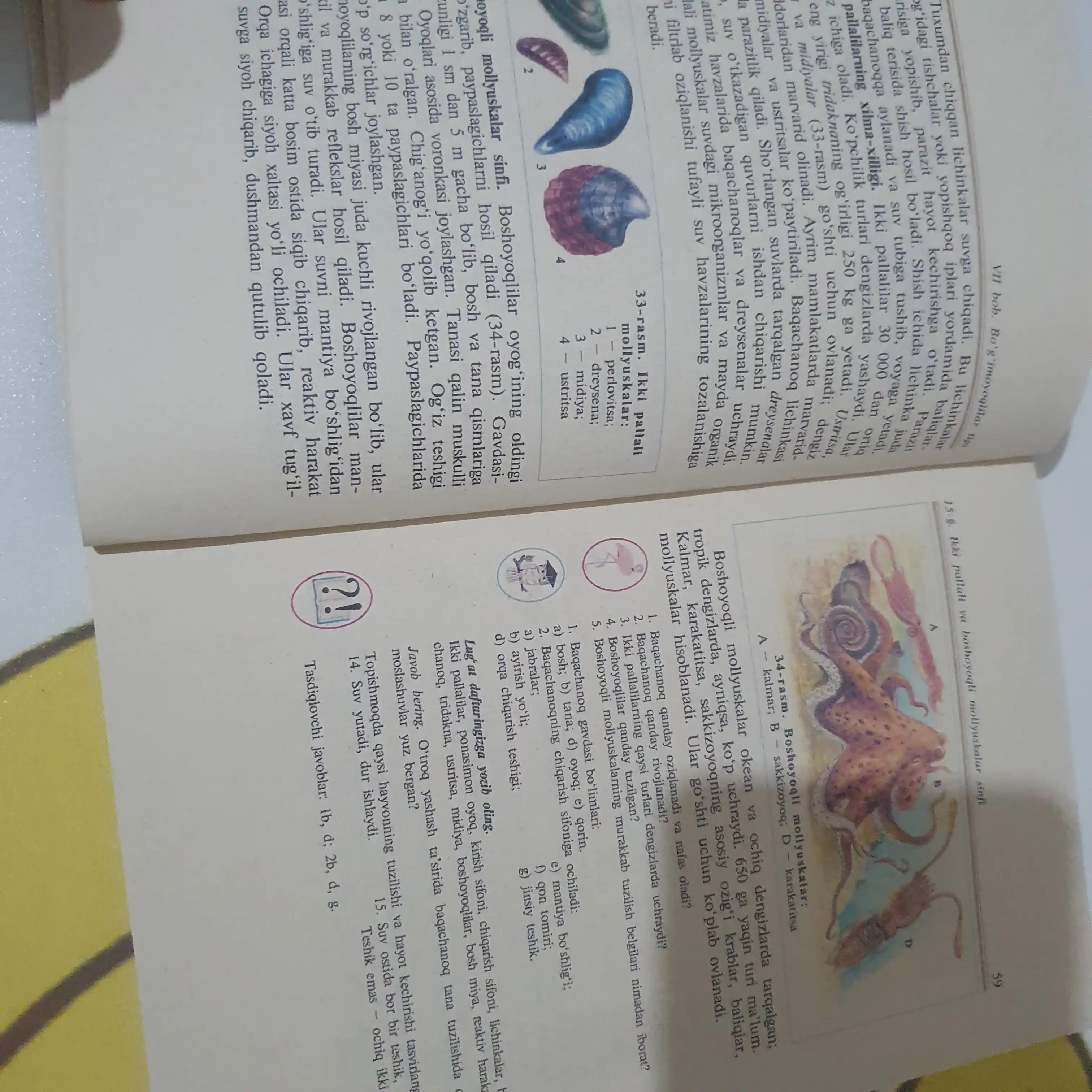 Biologiya. 7-sinf  2017. (rangli  A5 format o'zbek tilida)
