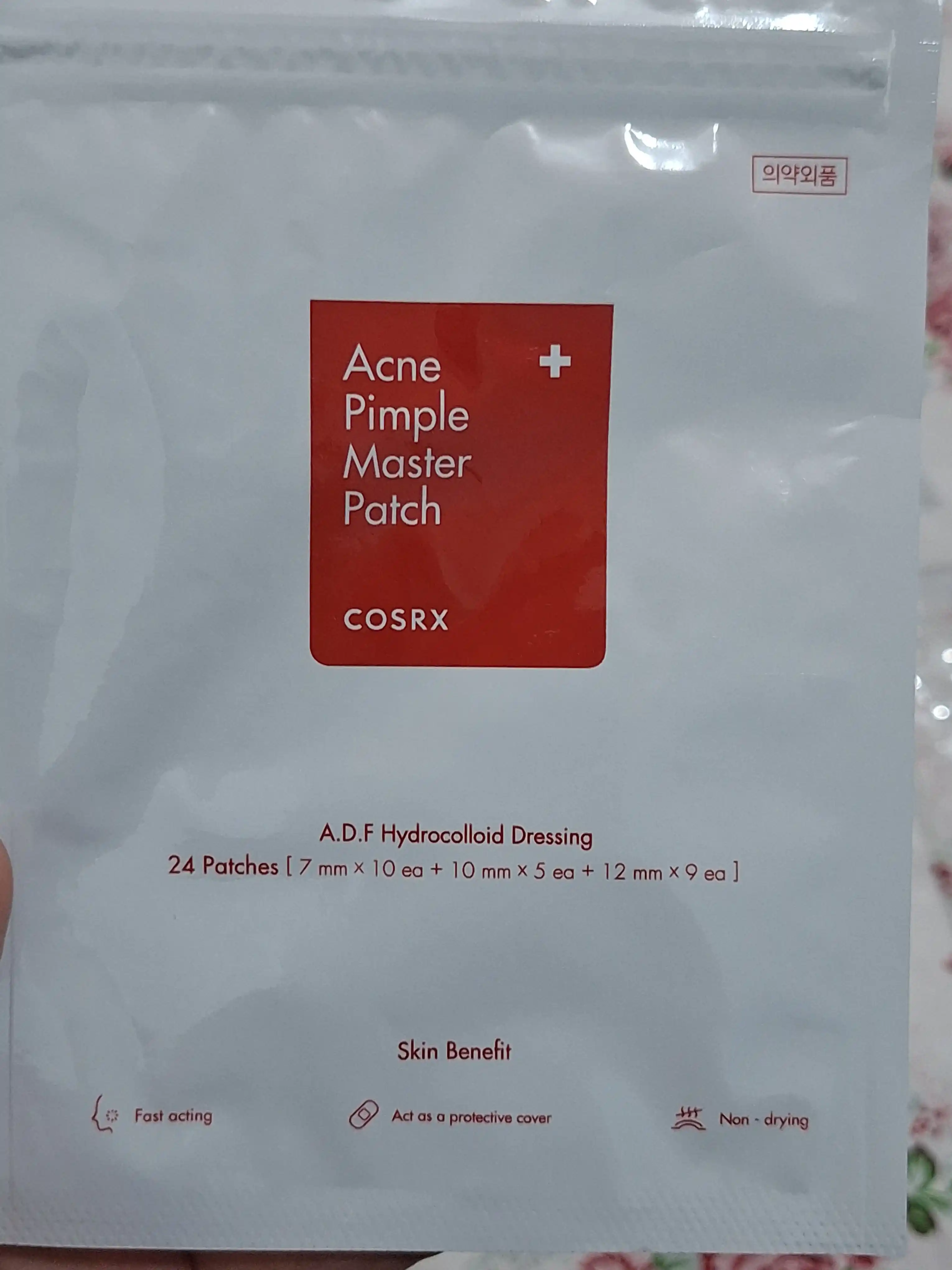 Husnbuzarga qarshi plastirlar, husnbuzarga qarshi patchlar, COSRX Clear Fit Acne Pimple