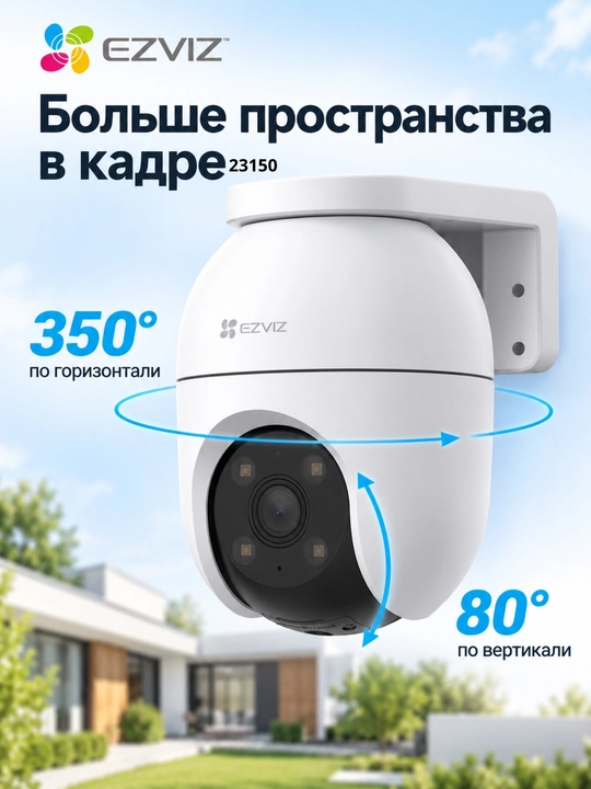 WiFi камера видеонаблюдения EZVIZ C8C 2MP для дома