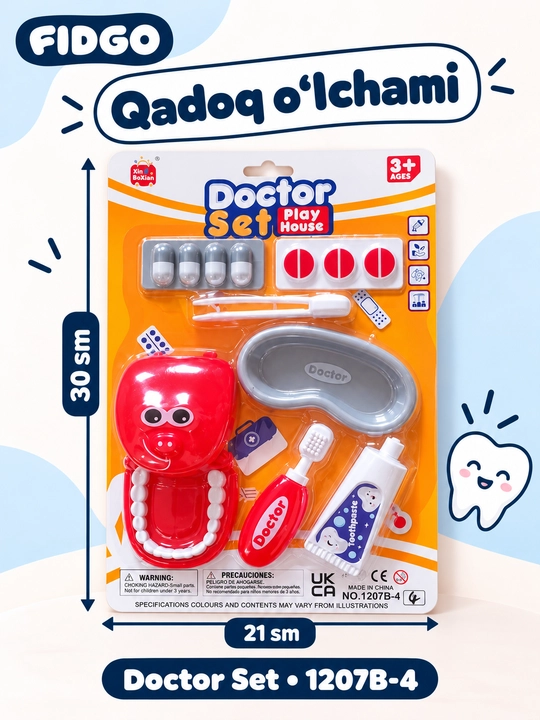 Игрушечные зубы и набор стоматолога Doctor Set
