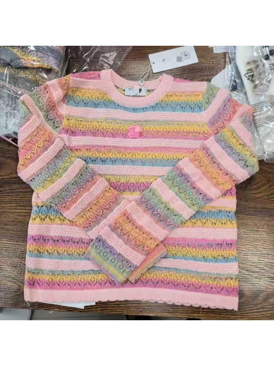 Свитер женский, кофта ажурная женская, фасон CHANEL, стандарт 42-44