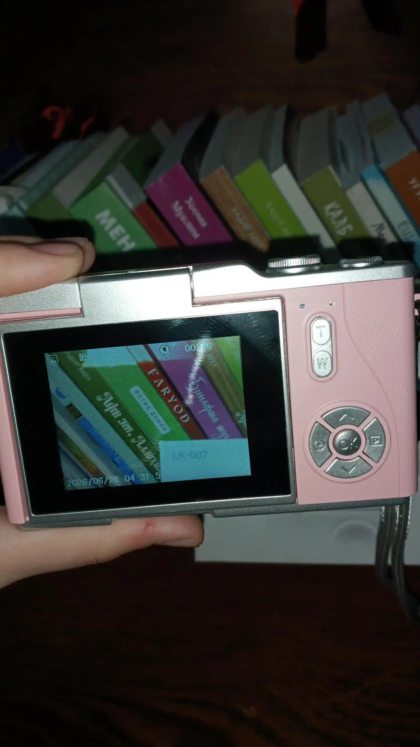 Bolalar fotoapparati, retro raqamli kamera, xotirali mini foto va video kamera