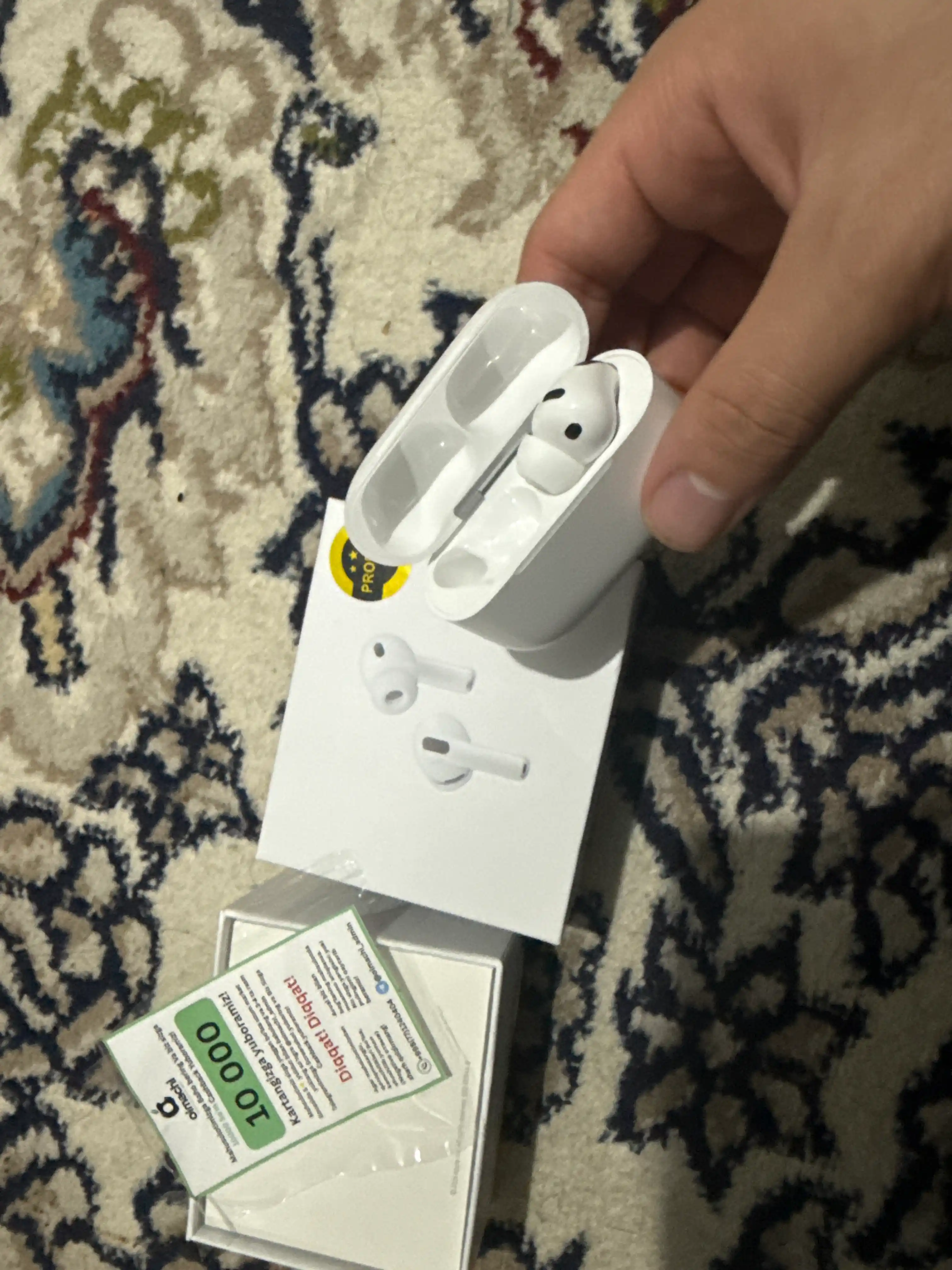 Simsiz quloqchinlar Pods Pro 3, iPhone va Android uchun naushnik sensorli (+bonus sovg'a)