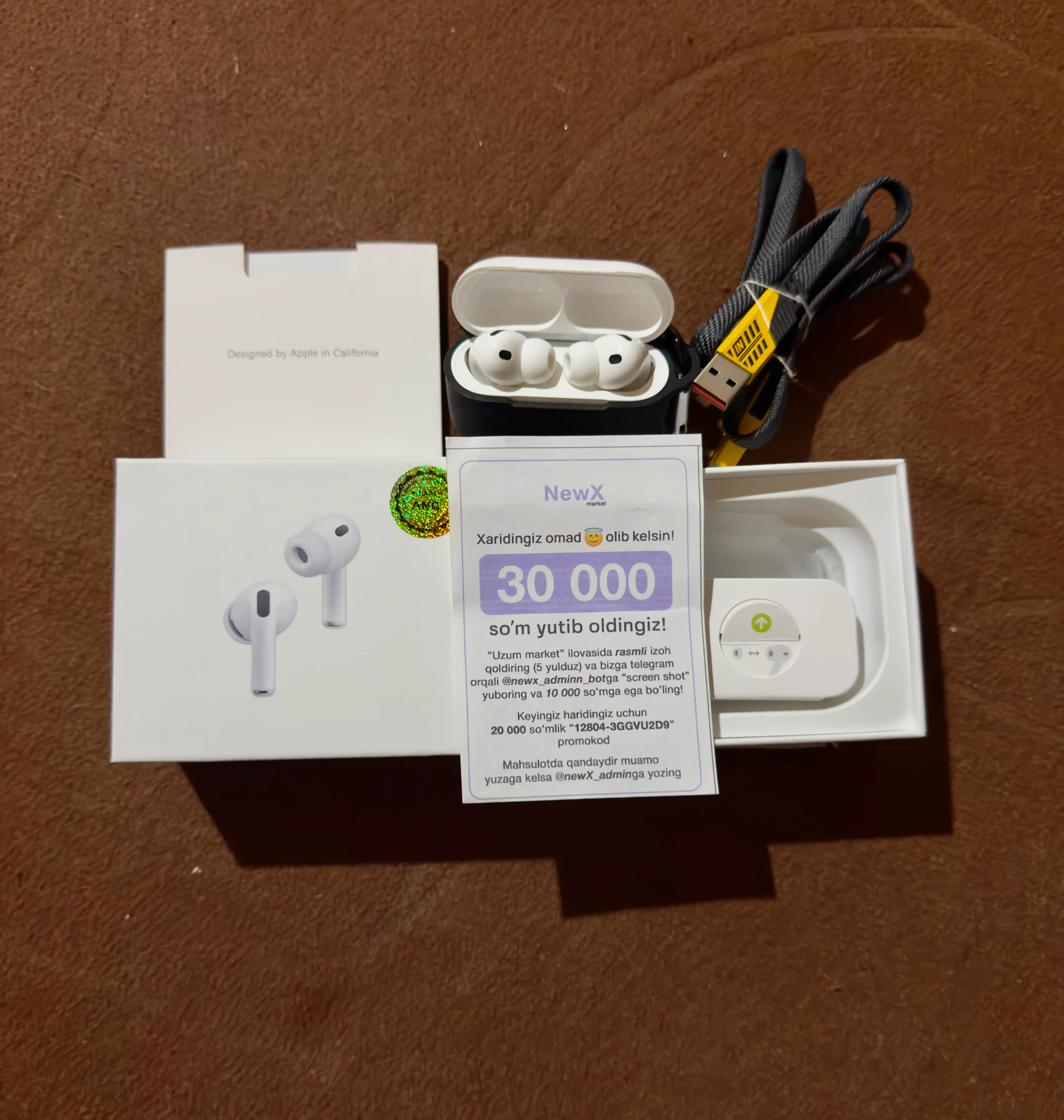 Pods Pro 3 ANC, simsiz quloqchinlar, Bluetooth, sensorli, barcha turdagi telefonlar uchun