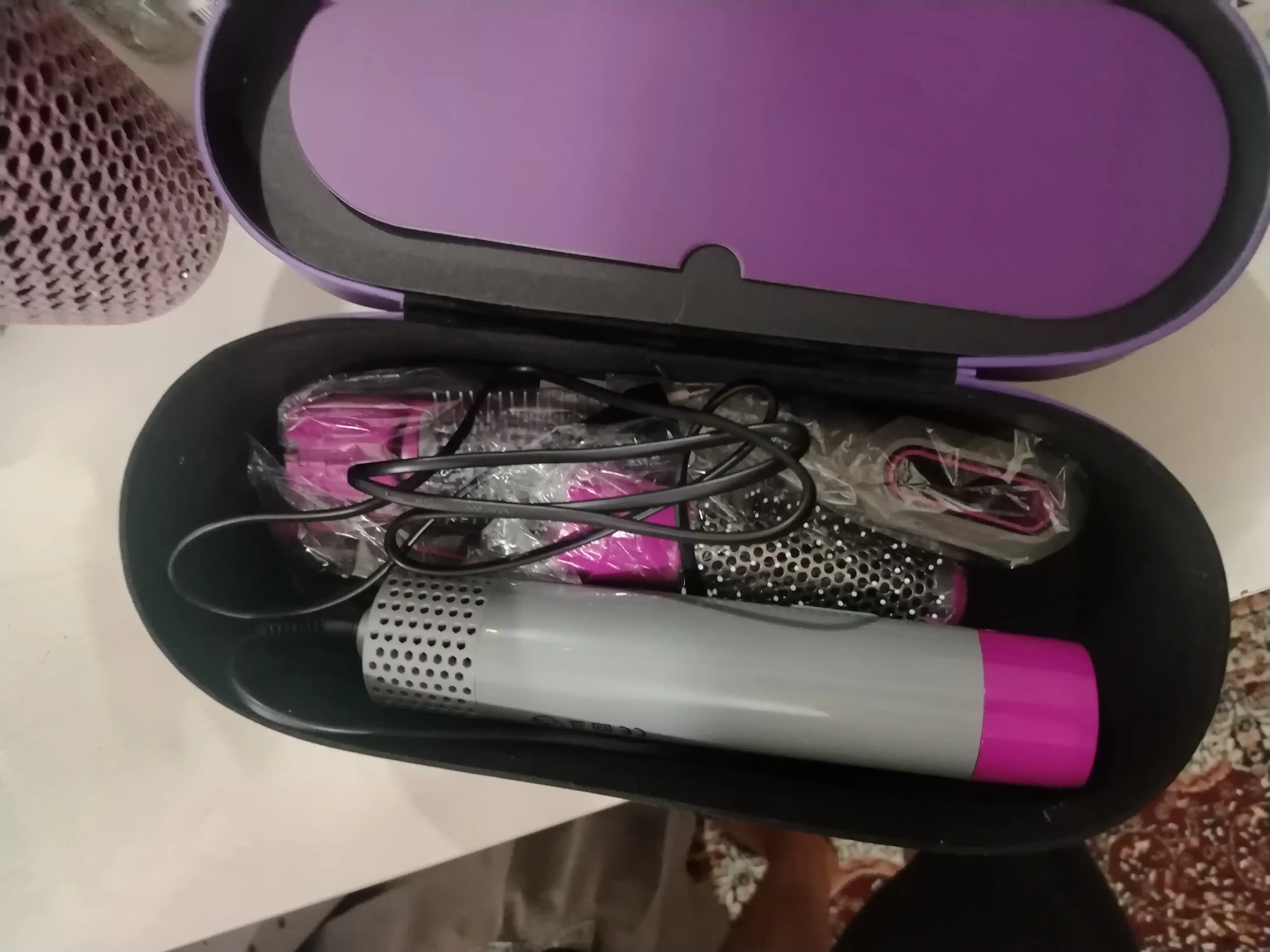 Styler soch uchun fen , 6 in 1, havoda tekislash va avtomatik tekislash