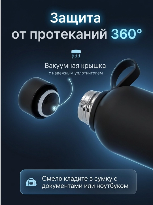 Термос бутылка из нержавеющей стали, термос для воды, термос детский, от 350 мл до 750 мл