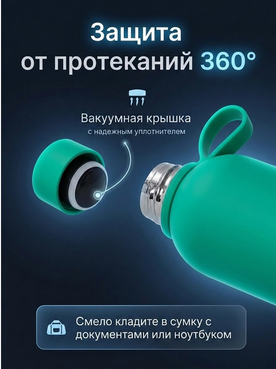 Термос бутылка из нержавеющей стали, термос для воды, термос детский, от 350 мл до 750 мл