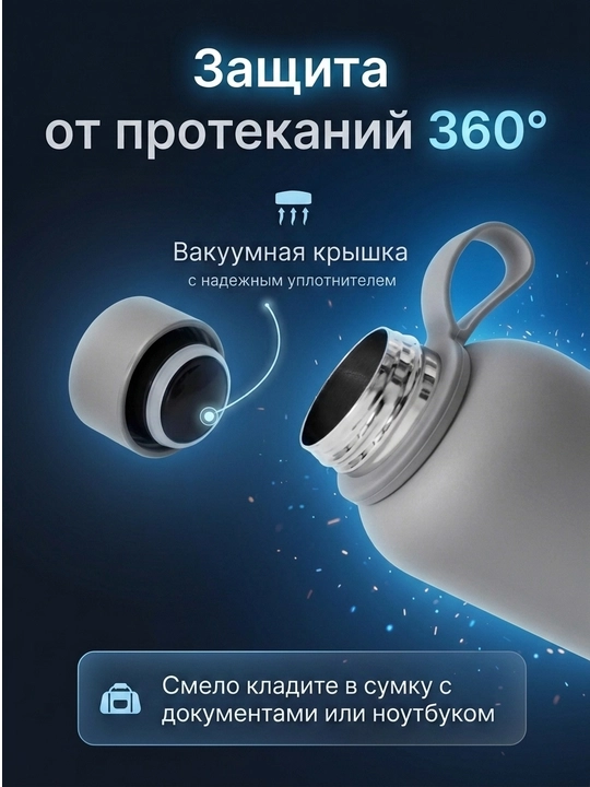 Термос бутылка из нержавеющей стали, термос для воды, термос детский, от 350 мл до 750 мл