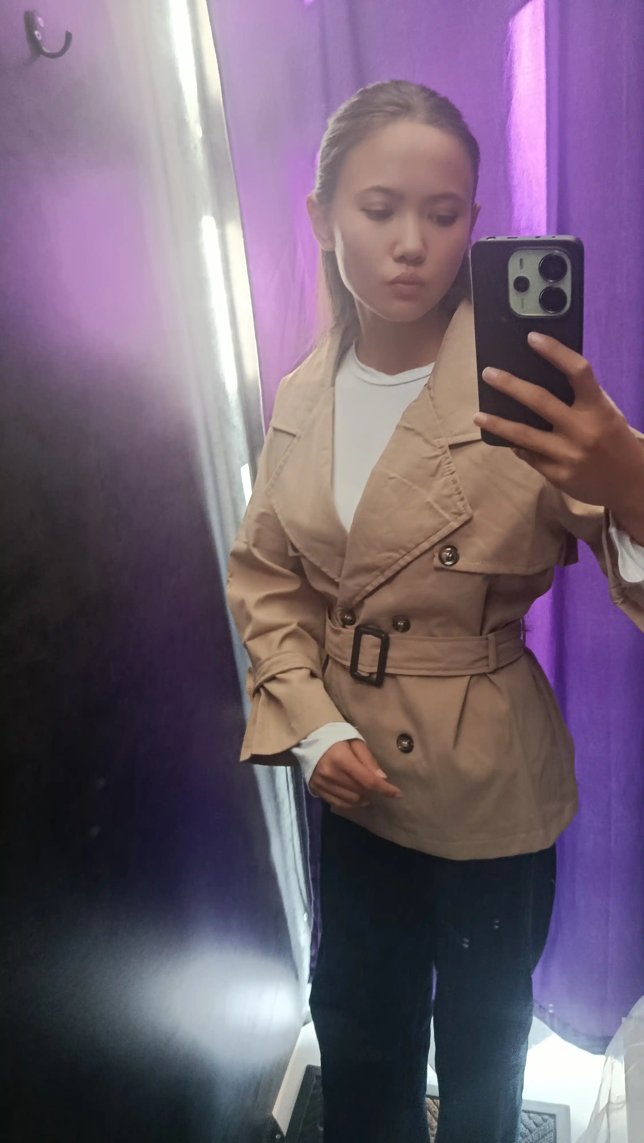 Ayollar trenchi, klassik plash, ofis va kundalik plash ayollar uchun