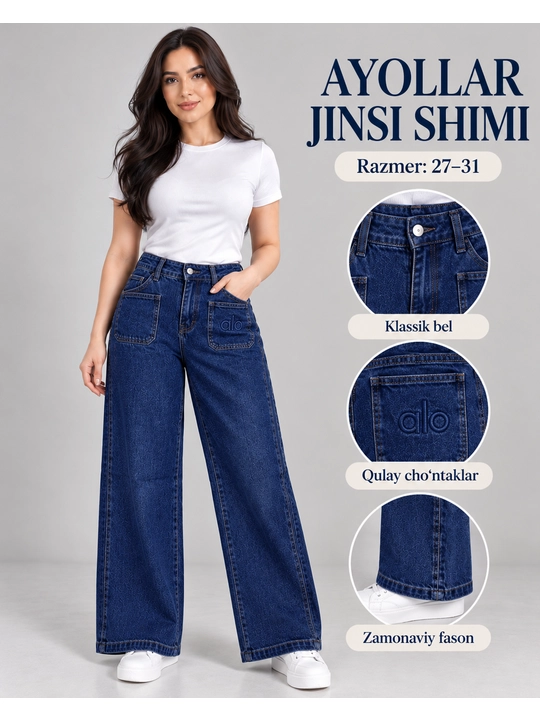 Ayollar jinsi shimi, jinsi shimlar, shimlar, ayollar uchun jinsi shimlar, kuzgi shimlar - 