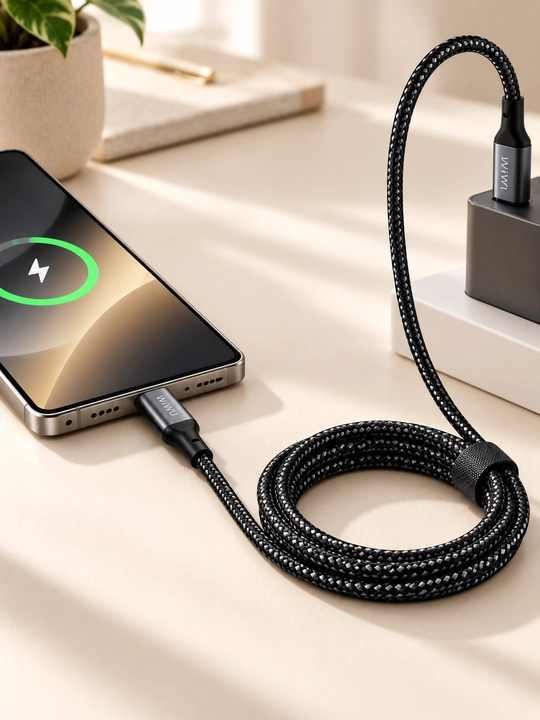 WiWU Essen Wi-C101 — универсальный кабель USB-C для смартфонов, планшетов и ноутбуков