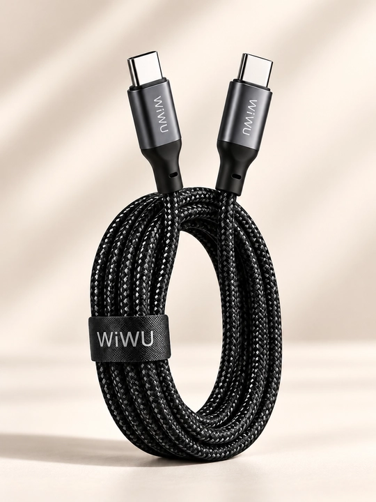 WiWU Essen Wi-C101 — универсальный кабель USB-C для смартфонов, планшетов и ноутбуков