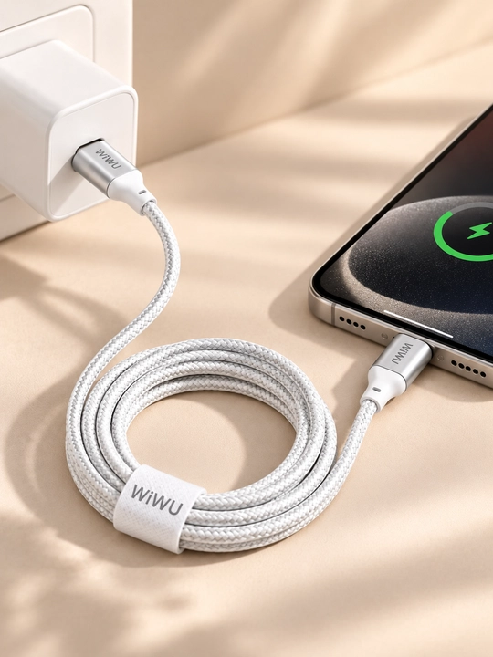 WiWU Essen Wi-C101 — универсальный кабель USB-C для смартфонов, планшетов и ноутбуков