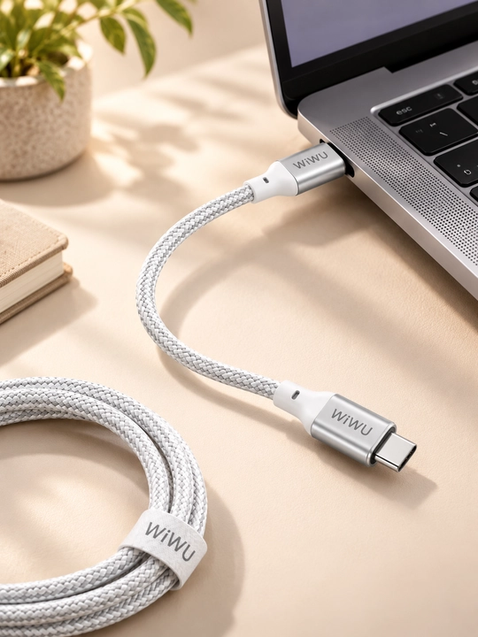 WiWU Essen Wi-C101 — универсальный кабель USB-C для смартфонов, планшетов и ноутбуков