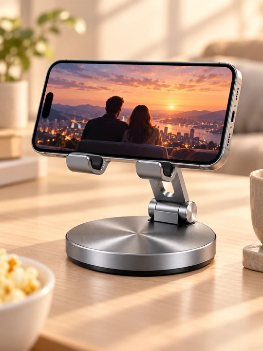WiWU ZM-014 — telefoningiz uchun 360° aylanuvchi, buklanadigan premium stol usti tutqichi