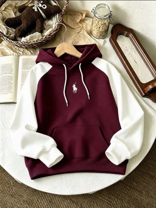 Худи Unisex Premium Polo (комбинированные рукава, хлопковая ткань)