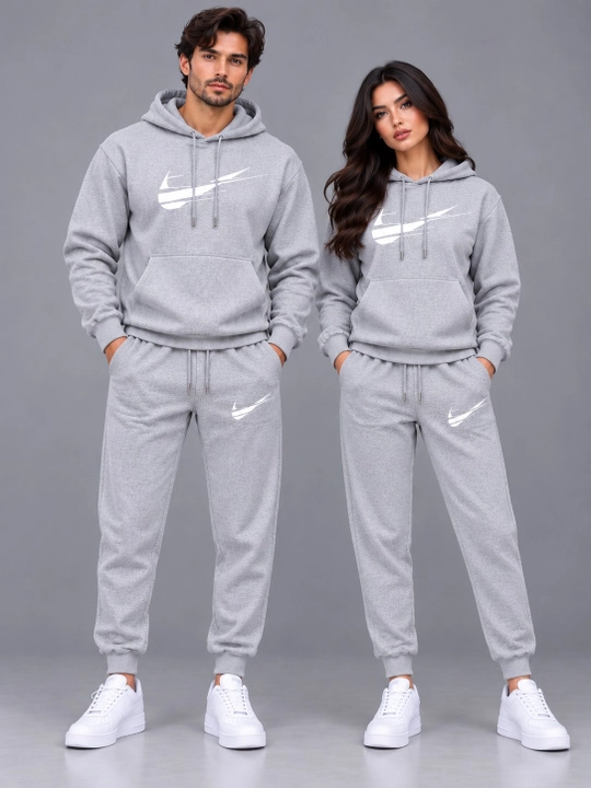 Erkaklar va ayollar uchun issiq xudi sport kostyumi, ikki qismli, 2 ta 1 da, kuz-qish mavsumi uchun