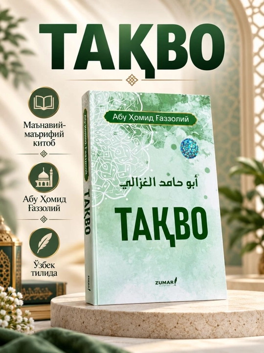 Такво» — книга Абу Хамида аль-Газали на узбекском языке - 
