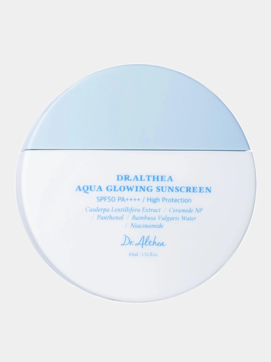 Солнцезащитный крем Dr.Althea Aqua Glowing, SPF 50+ PA++++, 45 мл - 