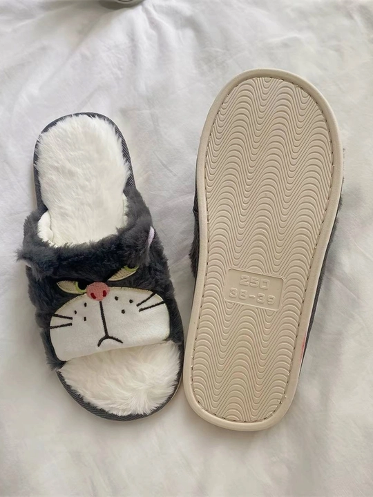 Пушистые и мягкие домашние тапочки