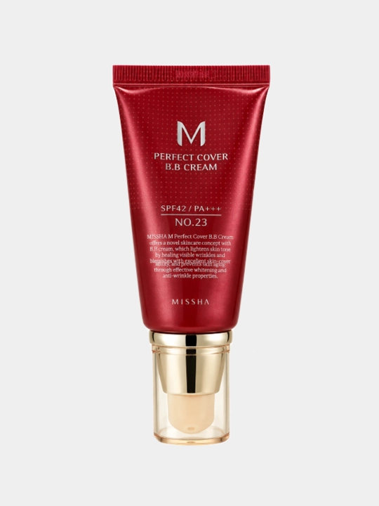 MISSHA M Perfect Cover BB-kremi, 23 Natural Beige toni, SPF 42 PA+++, 50 ml - 
