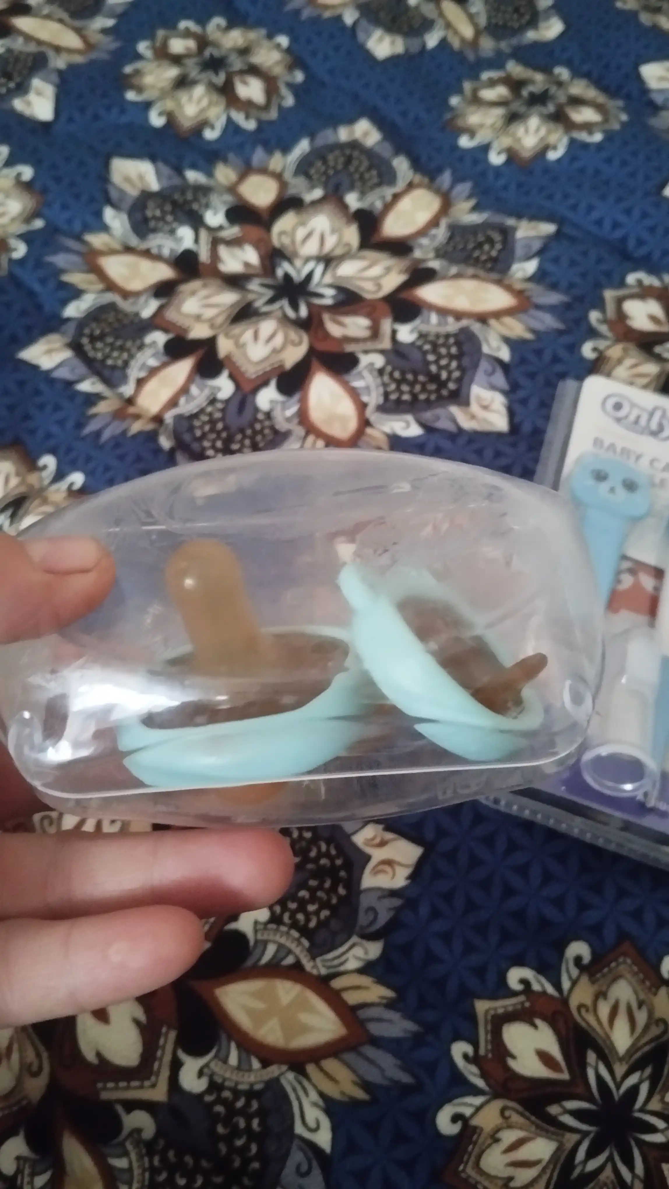 Silikonli Teddy pufakchasi, 0-6 oylik, ortodontik va anatomik shakldagi, BPAsiz