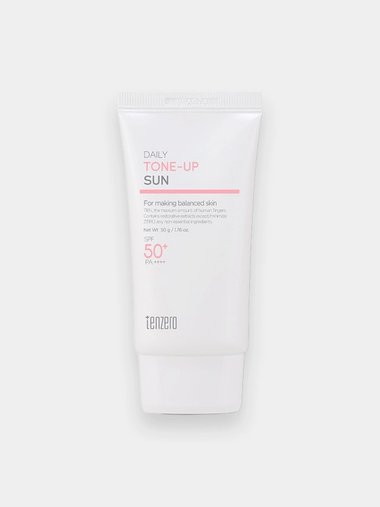 Tonal ta'sirli quyoshdan korlovchi krem Tenzero Daily Tone-Up Sun Cream SPF50+ PA++++, 50g - 