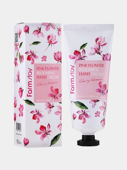FARM STAY Pink Flower Blooming qo‘l kremi, Cherry Blossom - 