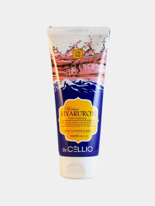 Dr. Cellio G70 Hyaluron, gialuron kislotali yuz yuvish ko‘pigi, 100 ml - 