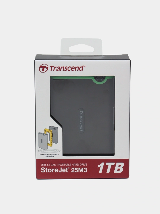 Внешний жесткий диск Transcend StoreJet 25M3, 1ТБ, 2ТБ, 4ТБ USB 3.0