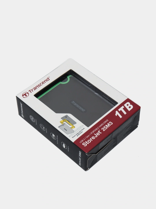Внешний жесткий диск Transcend StoreJet 25M3, 1ТБ, 2ТБ, 4ТБ USB 3.0