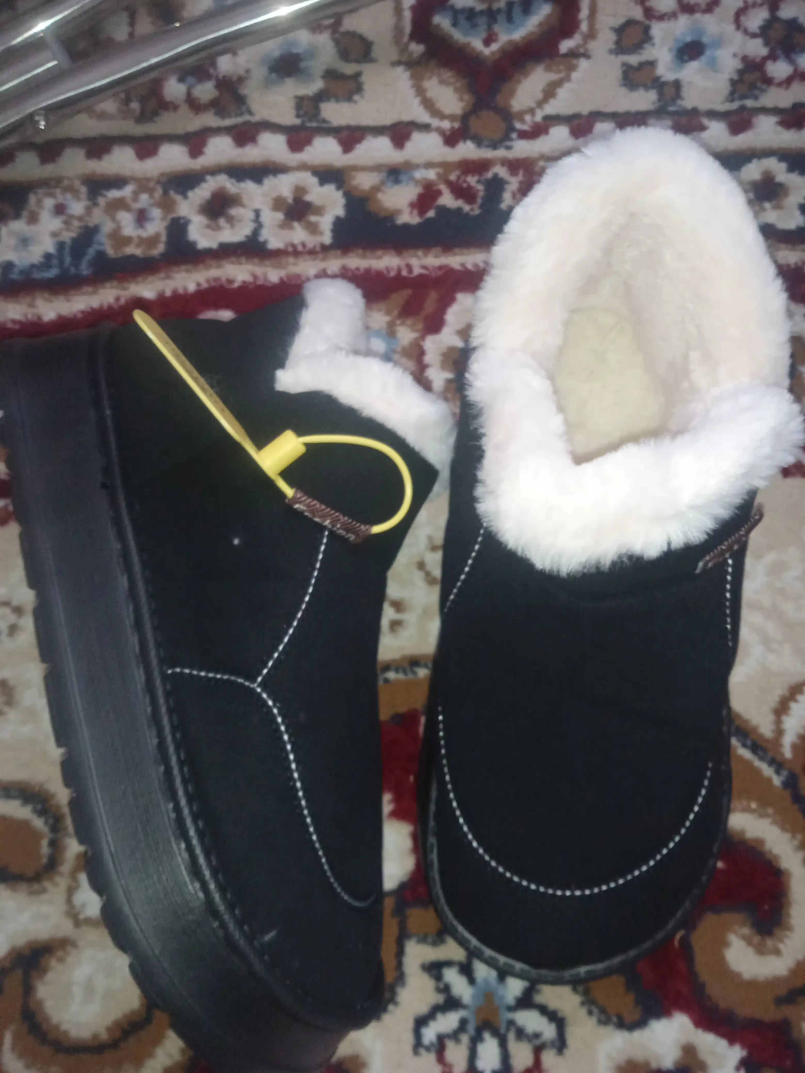 Ayollar uchun qishki uggilar DIMORE SnowNest, mo’ynali, qalin taglikli