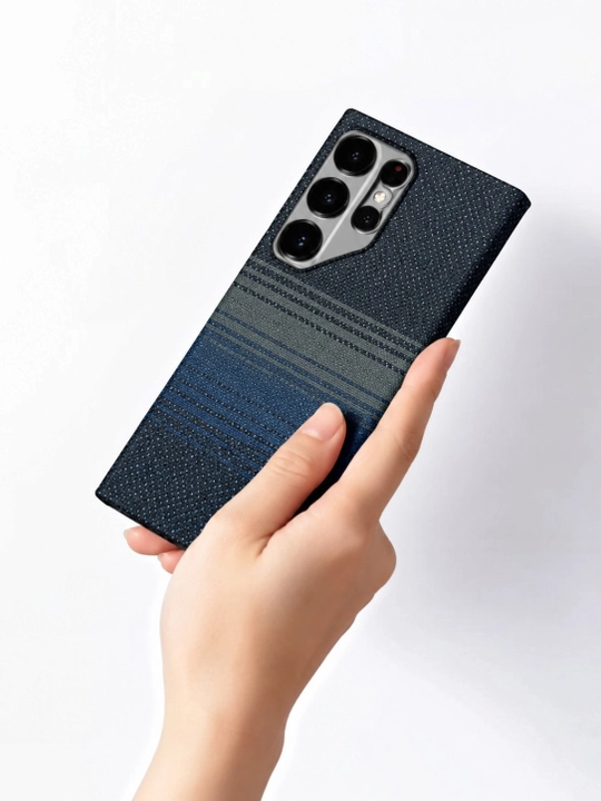 Samsung Galaxy  uchun PITAKA uslubidagi chexol, karbon teksturali, yupqa, himoya g‘ilofi - 