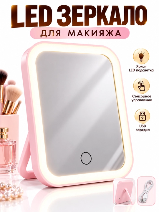LED yoritgichli makiyaj oynasi