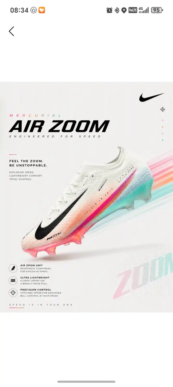 Futbol butsasi, tishli butsa, Nike Mercurial Superfly, Mercurial Superfly, futbol