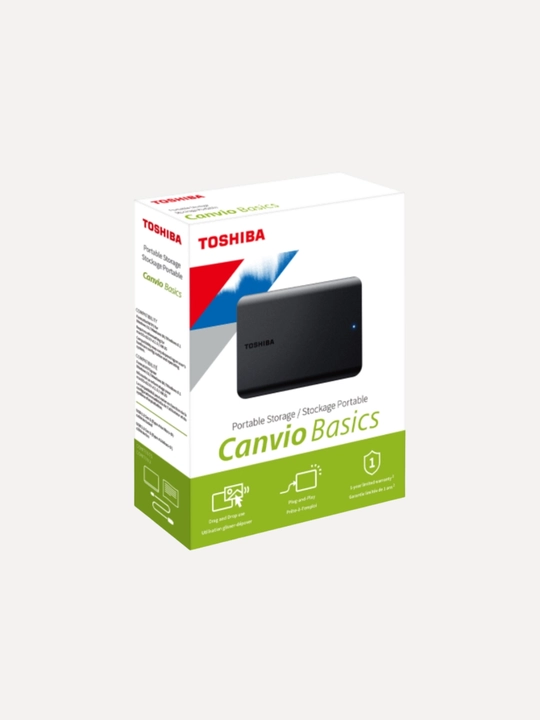 Portativ tashqi qattiq disk Toshiba Canvio Basics USB 3.2 1TB, 2TB, 4TB