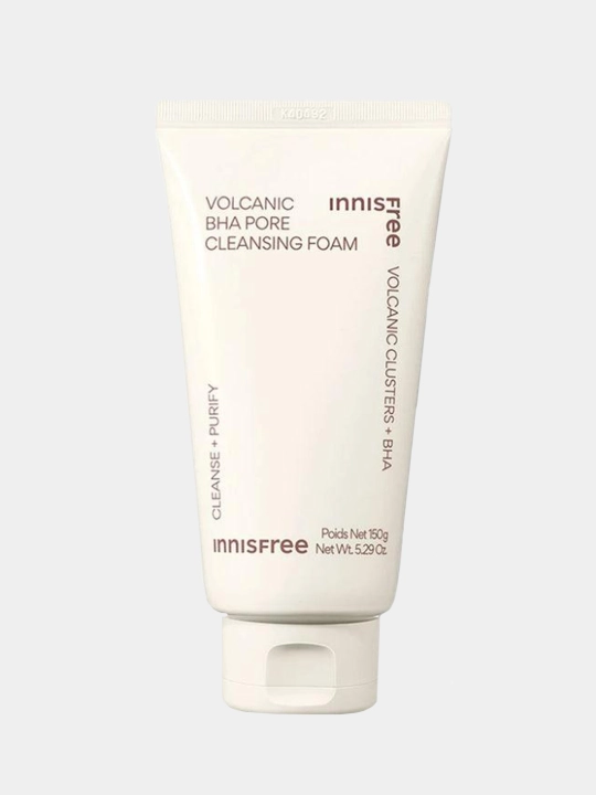 INNISFREE Volcanic BHA, yuz uchun tozalovchi ko‘pik, 150 g - 