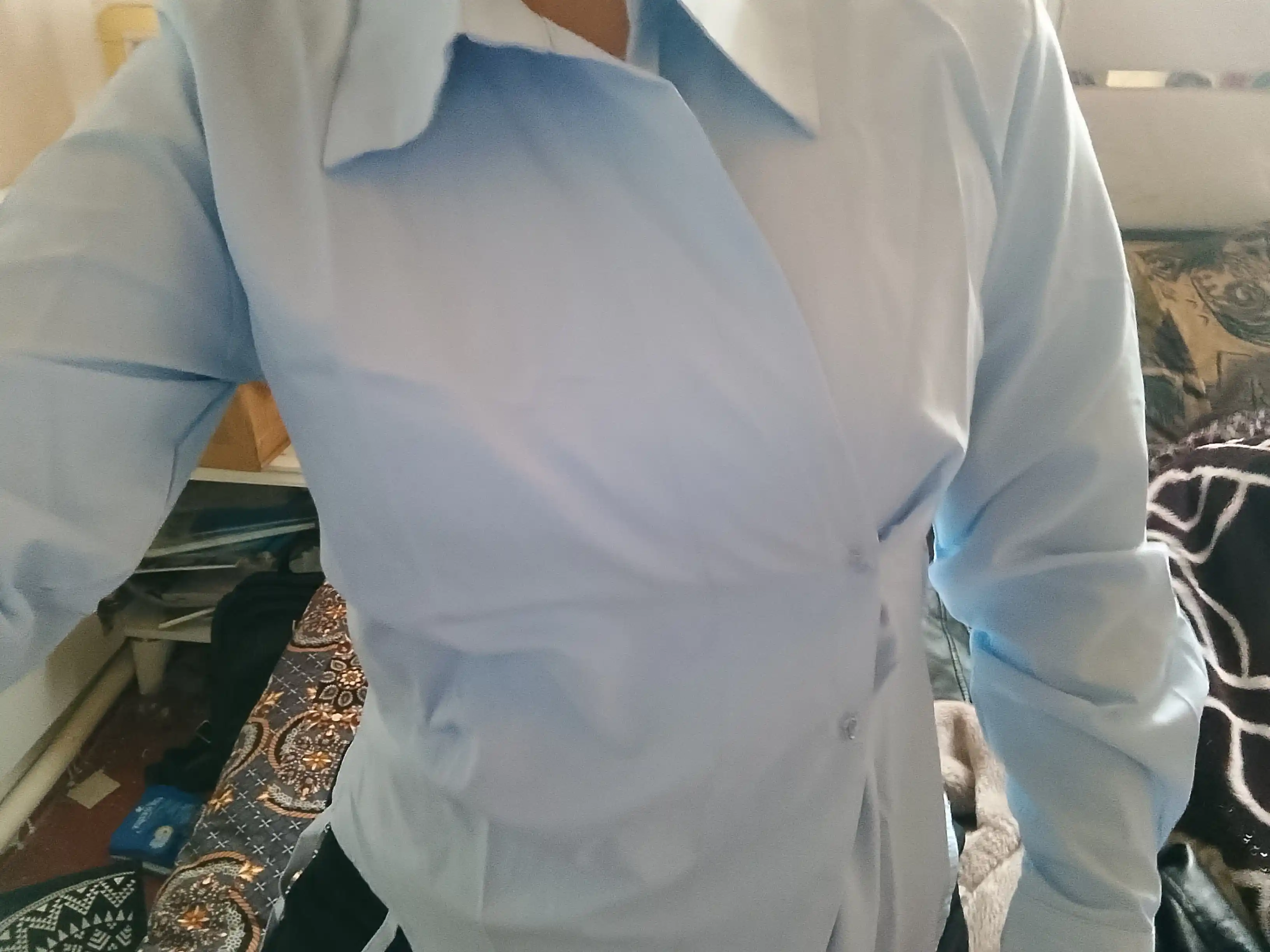 Ayollar ko‘ylagi, klassik, uzun yengli, paxtali, asosiy model