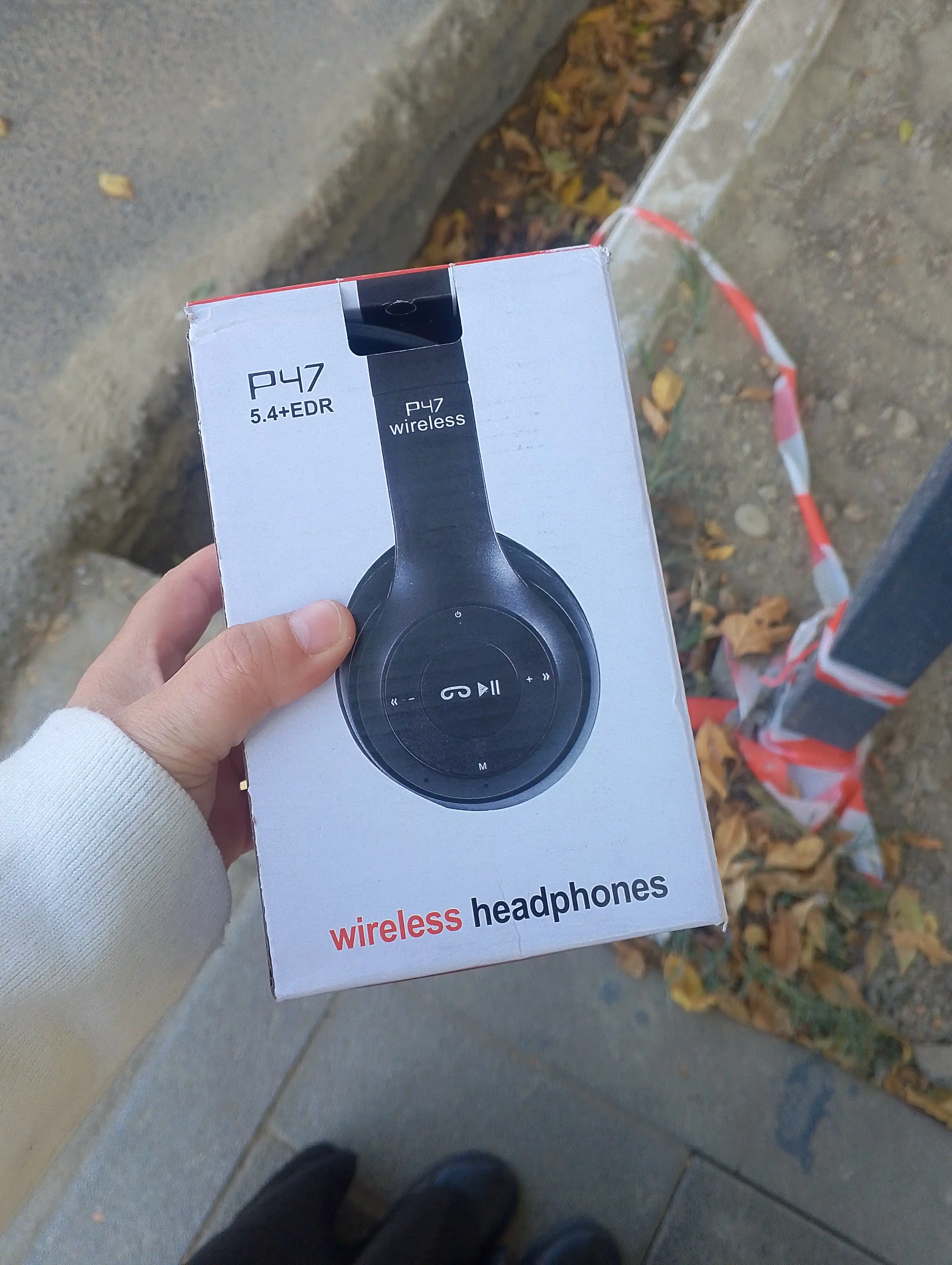 Simsiz quloqchinlar P47, Bluetooth 5.0, yig'iluvchan, mikrofon bilan, shovqinsiz