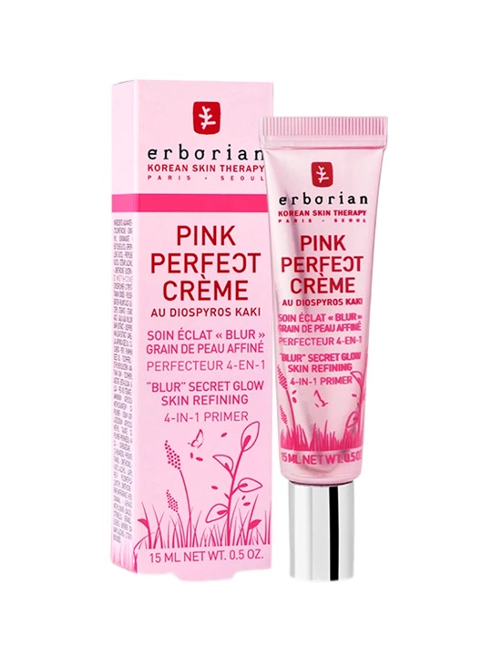Erborian Pink Perfect Crème, 15 ml, yuz uchun silliqlovchi krem - 