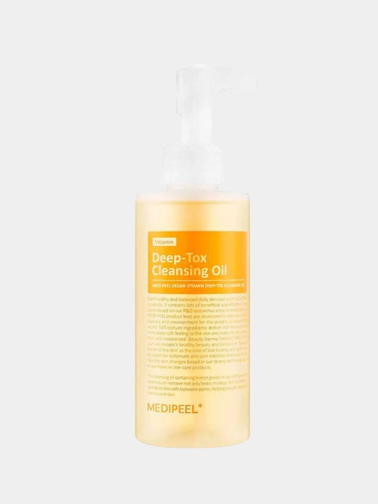 MEDI-PEEL Vegan Vitamin Deep-Tox, гидрофильное масло для лица, 200 мл - 